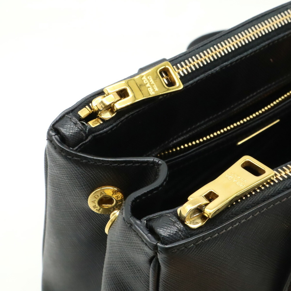Prada Black leather Nero Crossbody Galleria - Picture 5 of 9